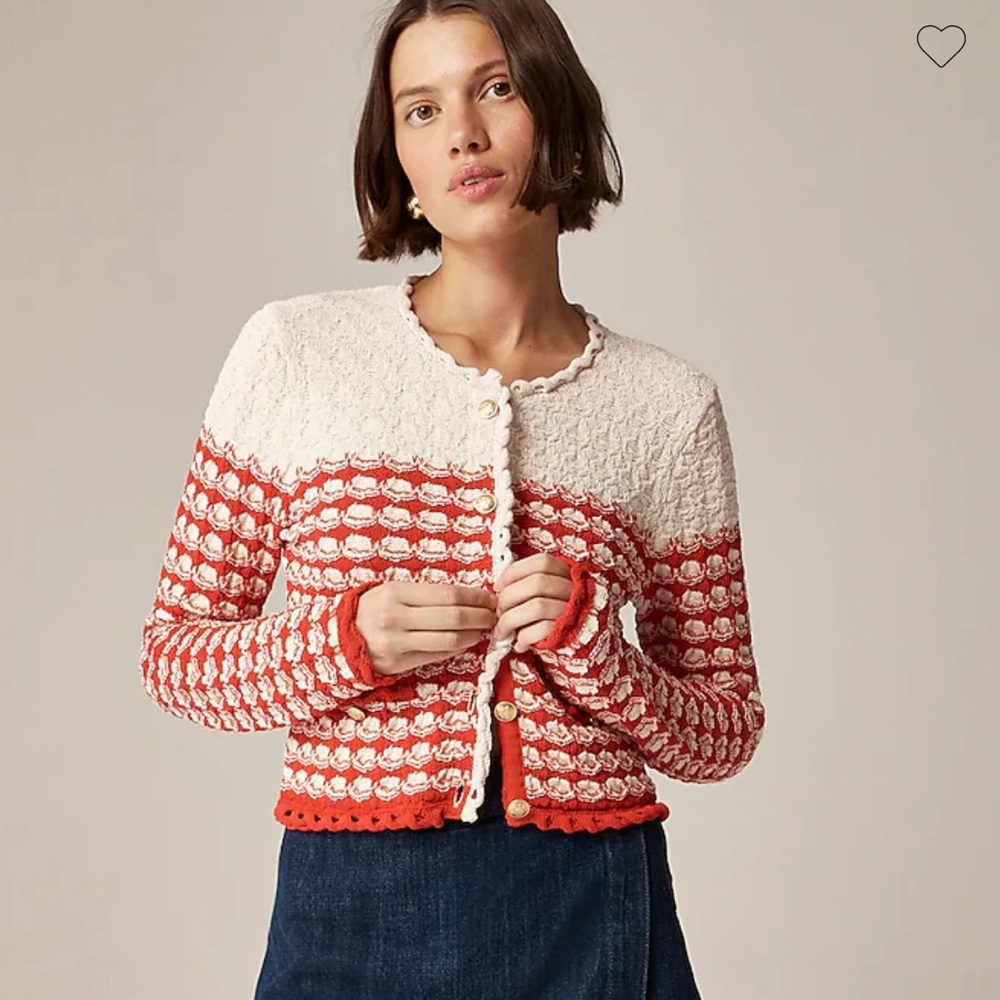 Textured Crochet Lady Jacket